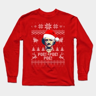 Edgar Allan Poe Christmas Long Sleeve T-Shirt